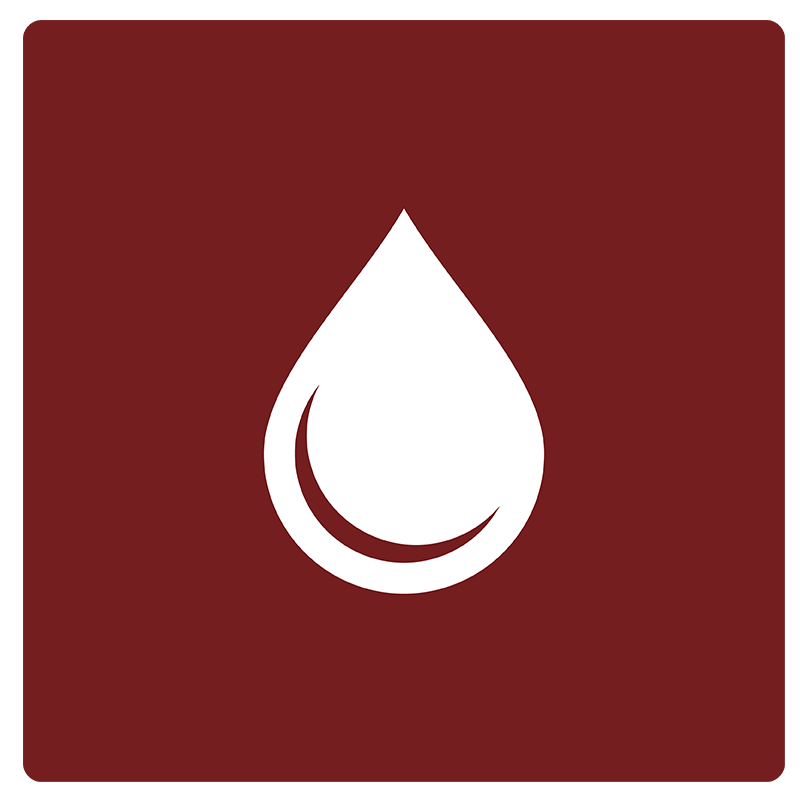 Raindrop icon regarding chimney leaks